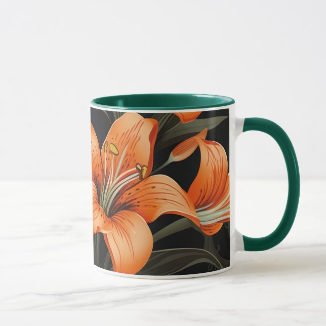 MUG ART FLORAL #1 (Droite)