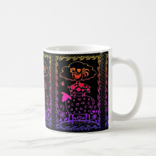 Mug ART FOLAIRE ANIMAUX DE FERME MOULER PIG ROOSTER Pr