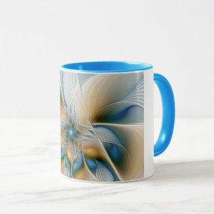 Mug Art Fractal De L'Imaginaire Abstrait En Plein Esso