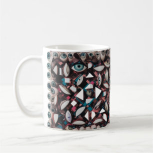 Mug Art géométrique des yeux Abstraits - Surreal Moder