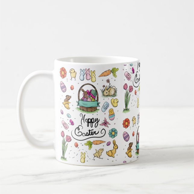 Mug Art heureux de Pâques (Gauche)