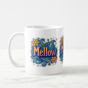 Mug Art Hippie Rétro « Détendu » Psychedelique Groovy