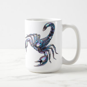 Mug Art mécanique Scorpion Cyber Iridescent