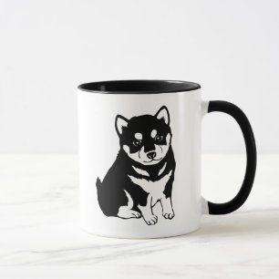 Mug Art mignon de chiot de Shiba Inu