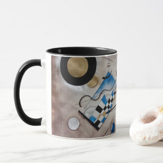 Mug Art moderne de la moitié du siècle abstraite de
