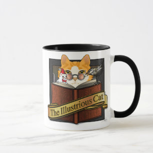 Mug Art Nouveau Chat Illustre