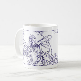 Mug Art nouveau de l'ère victorienne Fée & Libellule