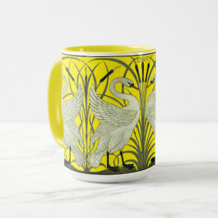 Mug Art Nouveau Swans Frieze Motif par Walter Crane