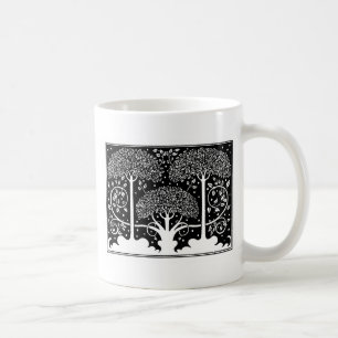 Mug Art Nouveau Tree Beardsley Motif