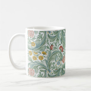 Mug Art nouveau William Morris Leicester Flowers Folia