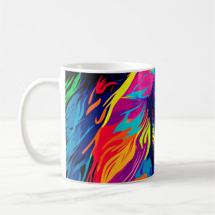Mug Art numérique Abstrait 3d Portrait de Lion