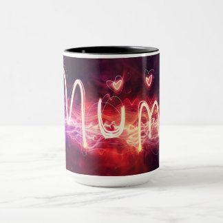 Mug art numérique 'maman'