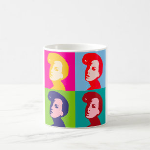 Mug Art pop féminin rétro