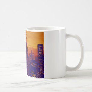 Mug Art pop orange bleu New York City