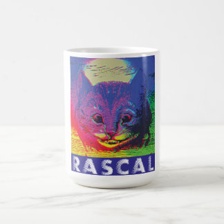 Mug Art Pop Psychédélique Chat du Cheshire Coquin Alic
