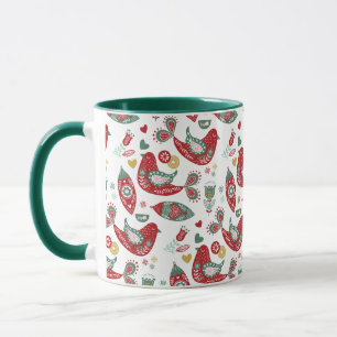 Mug Art populaire scandinave vacances Imprimer