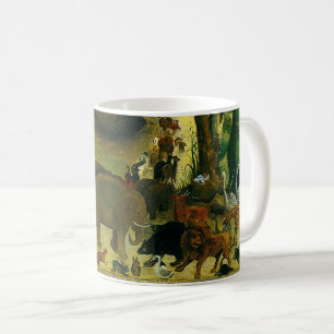 Mug Art populaire victorien vintage, L'Arche de Noé pa