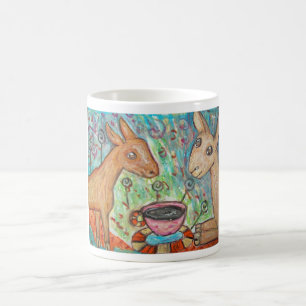 Mug Art potable de café de GUERNESEY de CHÈVRE D'OR 