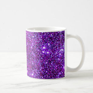 Mug Art pourpre pourpre d'illusion optique d'étincell