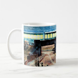 Mug Art ravilieux, Train Traversant le pont la nuit
