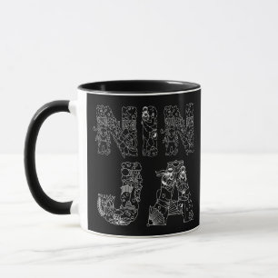 Mug Art texte Extraordinaire Ninja