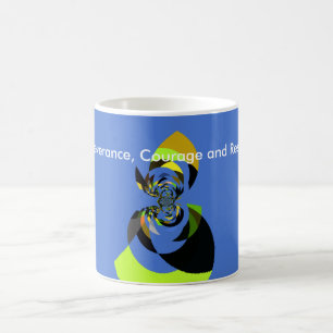 Mug Art Vector Design pour femme africaine Imprimer