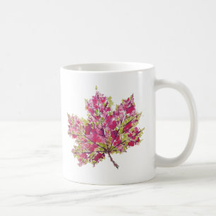Mug Artefact De Chute - Aquarelle Boho En Violet