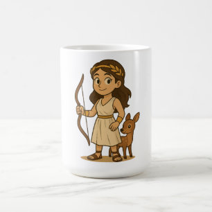 Mug Artemis bébé dessin animé mignon Déesse grecque