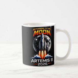 Mug Artemis ii retour sur la lune 2026 cadeau pour hom