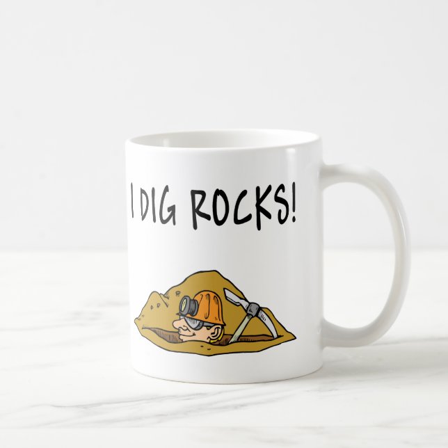 Mug Article de cadeau de Rockhound (Droite)