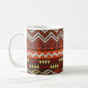 Mug artisanat thaïlandais ancien, tapis péruvien.