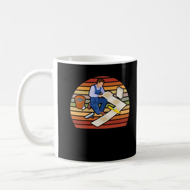 Mug Artisans de Tiler Vintage Carrelage (Gauche)