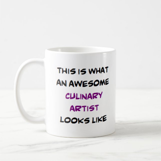Mug artiste culinaire, génial (Gauche)