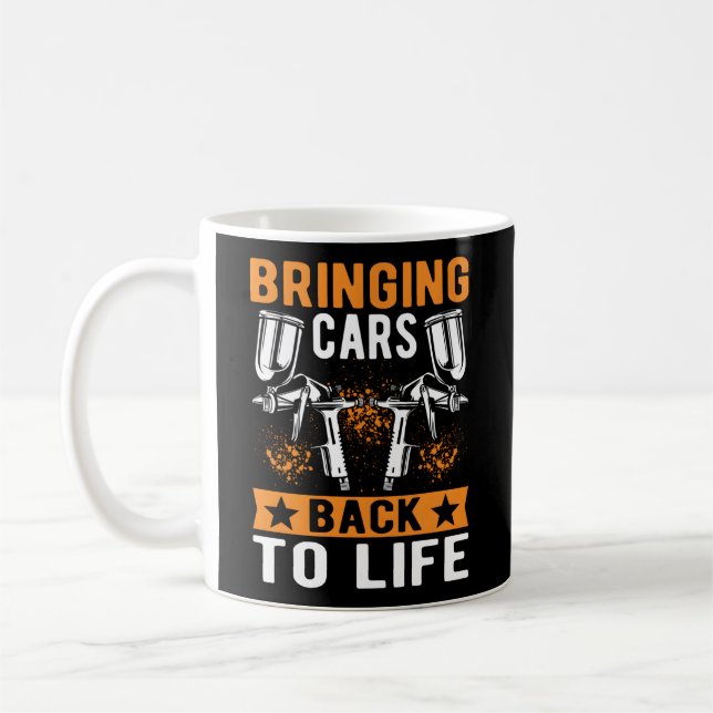 Mug Artiste-peintre Auto Automobody Technicien Véhicul (Gauche)