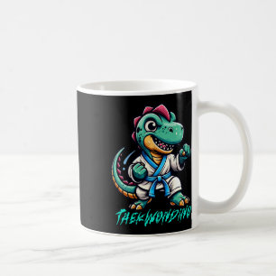 Mug Arts Martiaux Drôles Karaté Taekwondo Dino Animal 