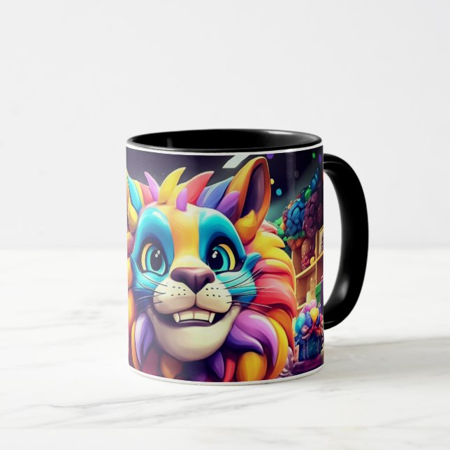 Mug Artsy Cat (Devant droit)