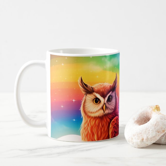 Mug Artsy Owl (Avec donut)