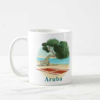 Mug Aruba Beach with Divi Divi Tree