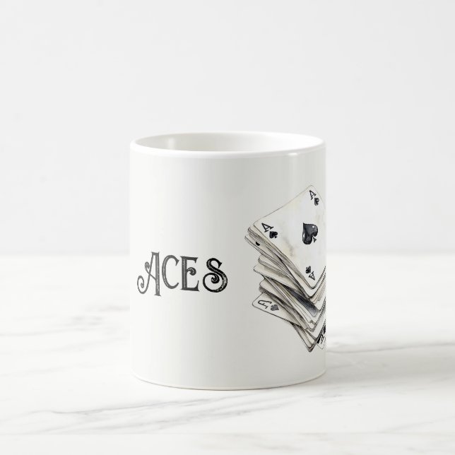 Mug As de jeu de cartes (Centre)