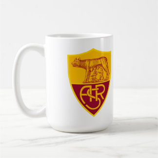 Mug AS Roma Shield Vinyl Sticker – Maroon & Gold Footb