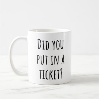 Mug As-Tu Mis Un Billet ? - Support technique amusant