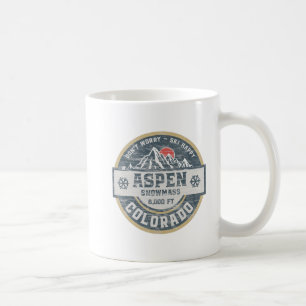 Mug Aspen Colorado Montagnes Rocheuses Le Camping Rand