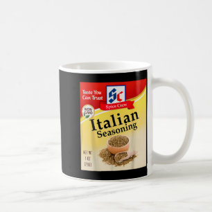 Mug Assaisonnement italien Condiment Costume Fête Sce 