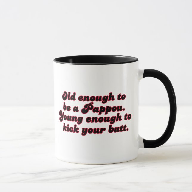 Mug Assez vieux Pappou (Droite)