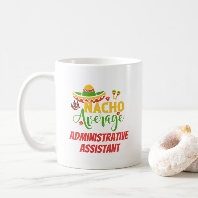 Mug Assistant administratif Secrétaire adjoint (Avec donut)