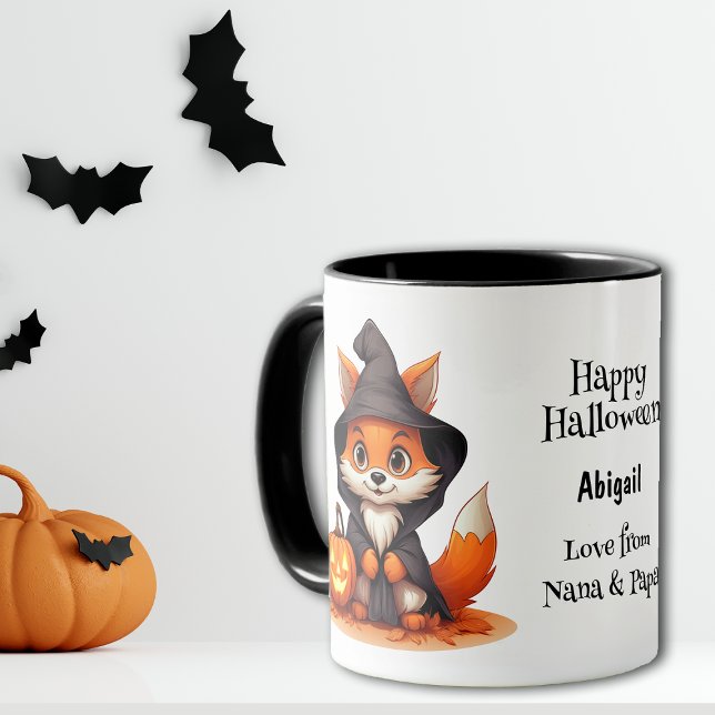 Mug Assistant Cute Fox Casquette Enfants Halloween (Créateur téléchargé)