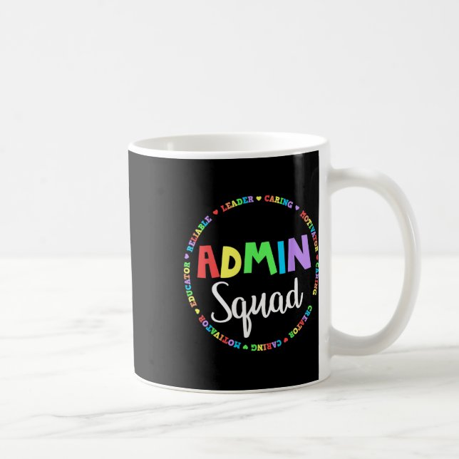 Mug Assistant de l'école de squad Administrateur princ (Droite)