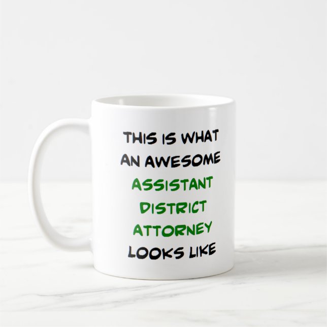 Mug assistant district attorney, awesome (Gauche)