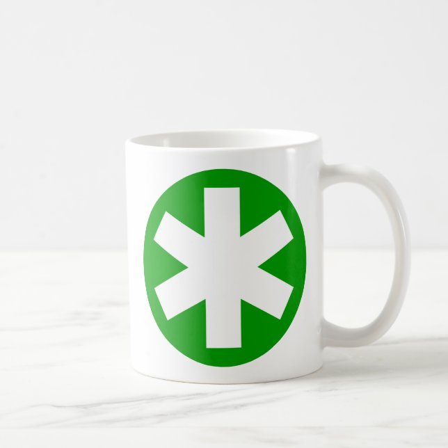Mug Asterisk - Vert (Droite)