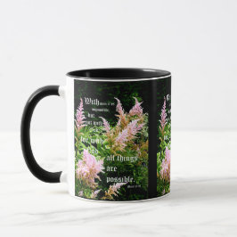 Mug Astilbe avec Mark 10:27